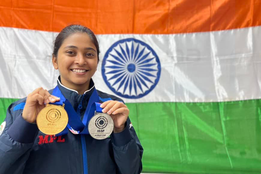 Bengal's Mehuli Ghosh clinches gold in 37th National Games - Times of India