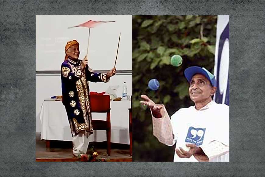 Tribute to Abhay Mitra, the master juggler of Joy Baba Felunath