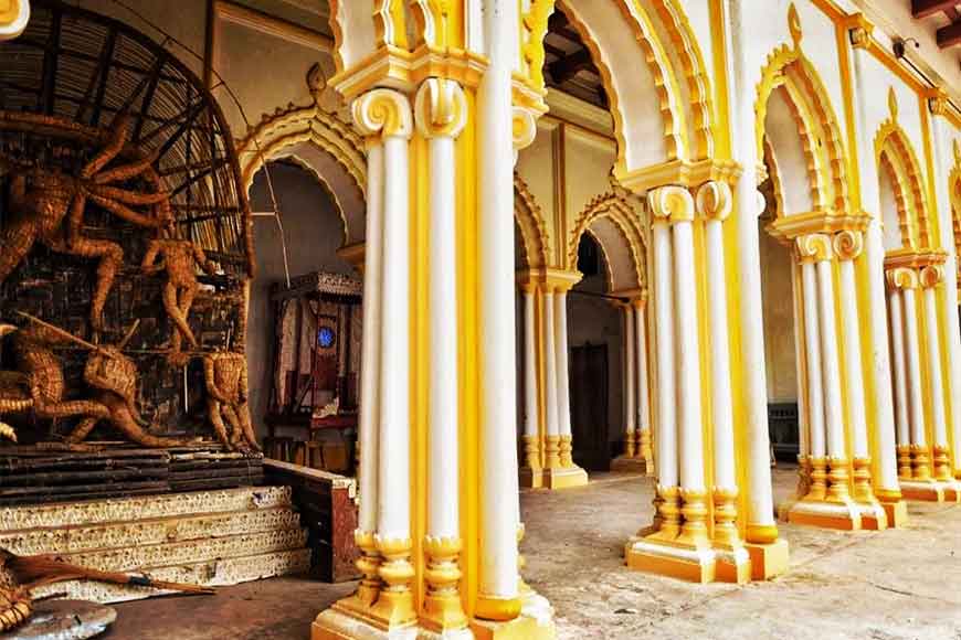 375-year-old zamindar bari of Amadpur and its bonedi barir Durga Puja