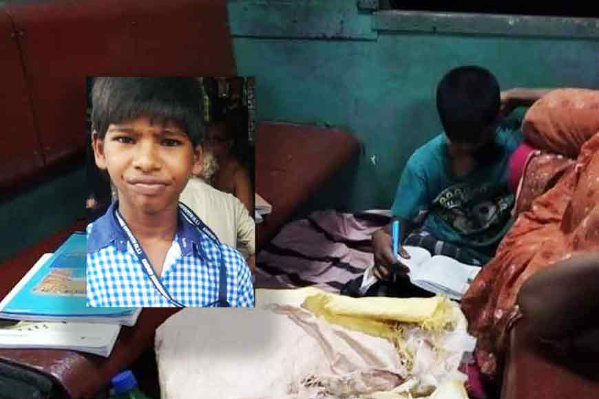 Arjun, a platform destitute at Sealdah Station fights poverty and studies in train compartments