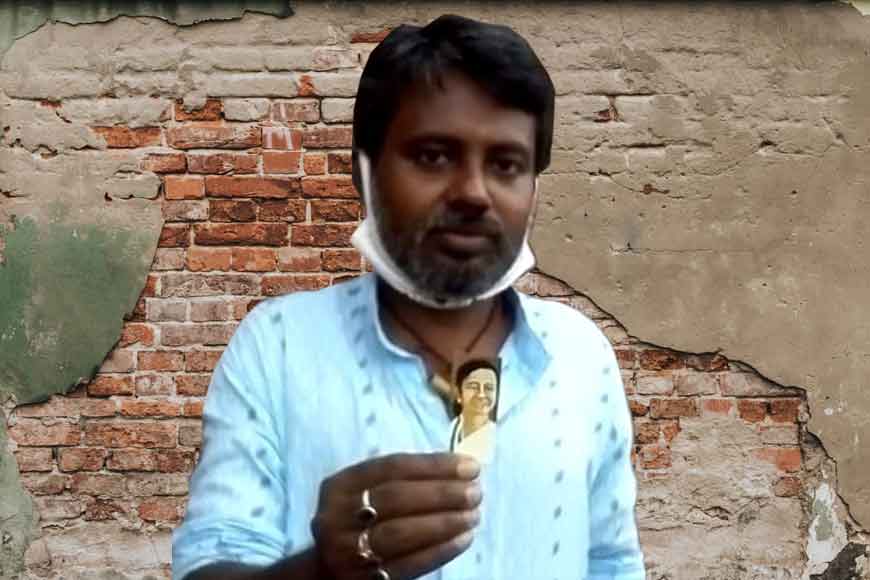 Hooghly artist creates history by drawing CM’s miniature on palm leaf