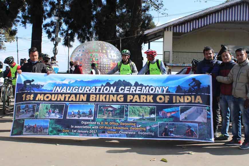 Mountain biking at 7000 ft in Darjeeling