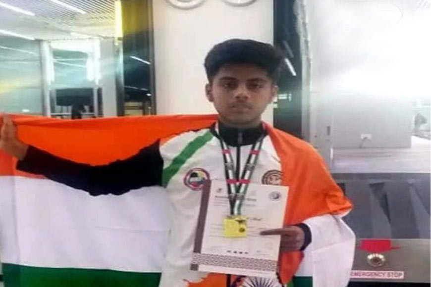 Bengal boy Debasmit Ghosh wins gold medal at International karate Championship in Dubai!