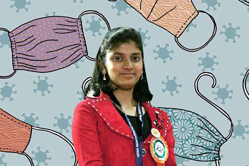 Kanyashree student Digantika Bose’s COVID-19 mask wins global recognition