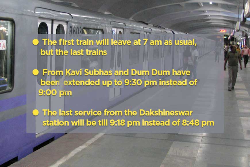 Commuters can access more metro trains from today, Kolkata Metro extends its service