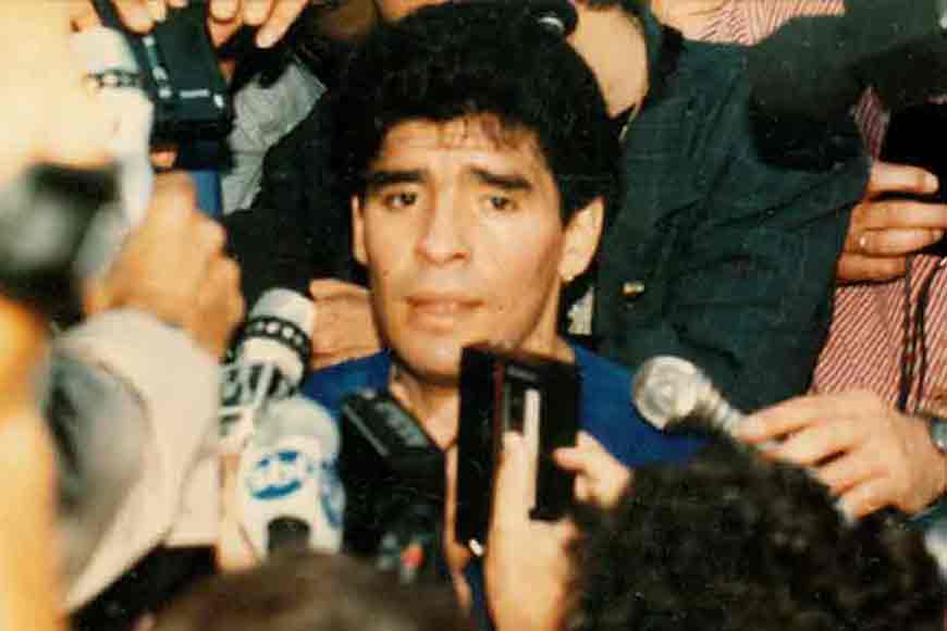 How was it like to watch Maradona on the field