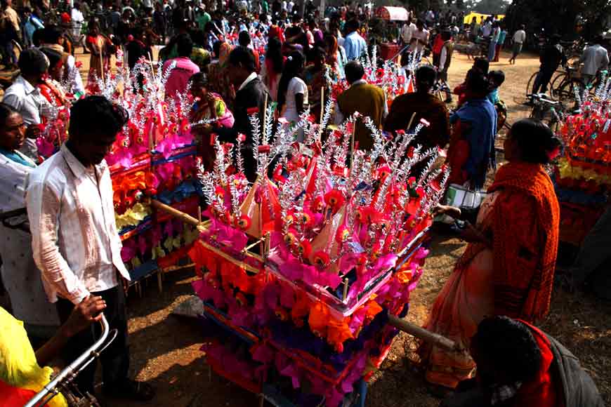 December in Bengal is called Poush, a season of folk festivals and art