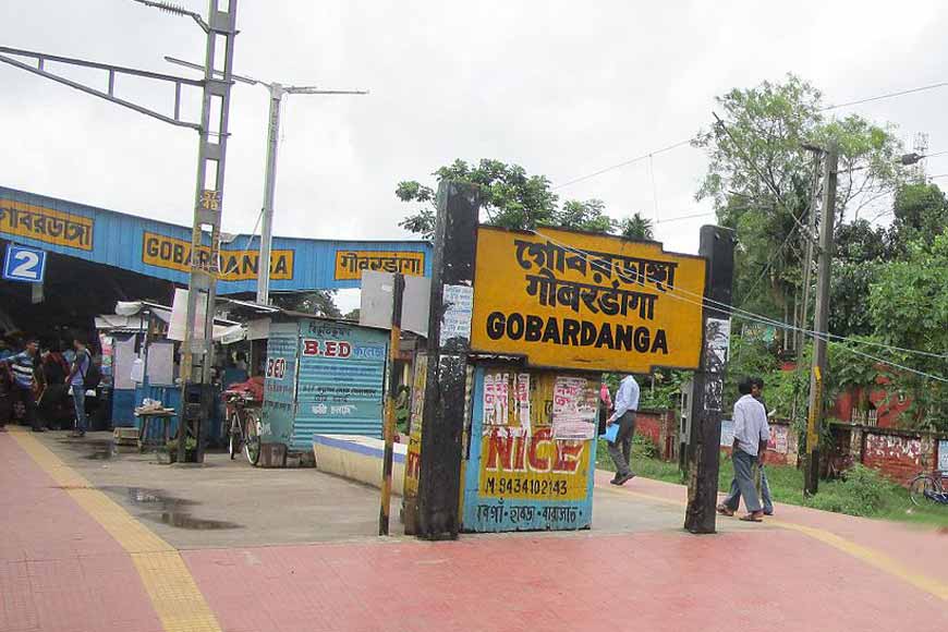 Gobardanga’s train platform number 3 ½ evokes memories from the past