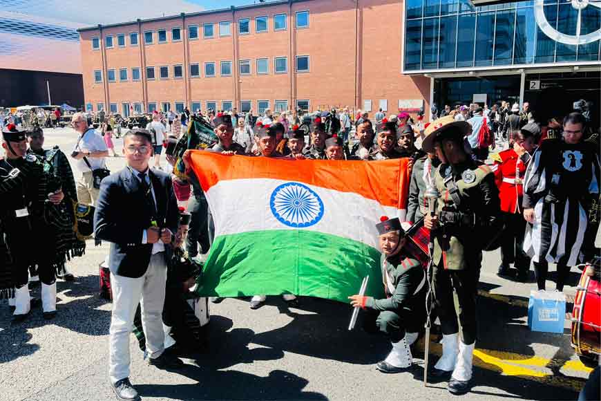 Kalimpong school makes history, takes India to Swiss global Pipes and Drums Band Fest