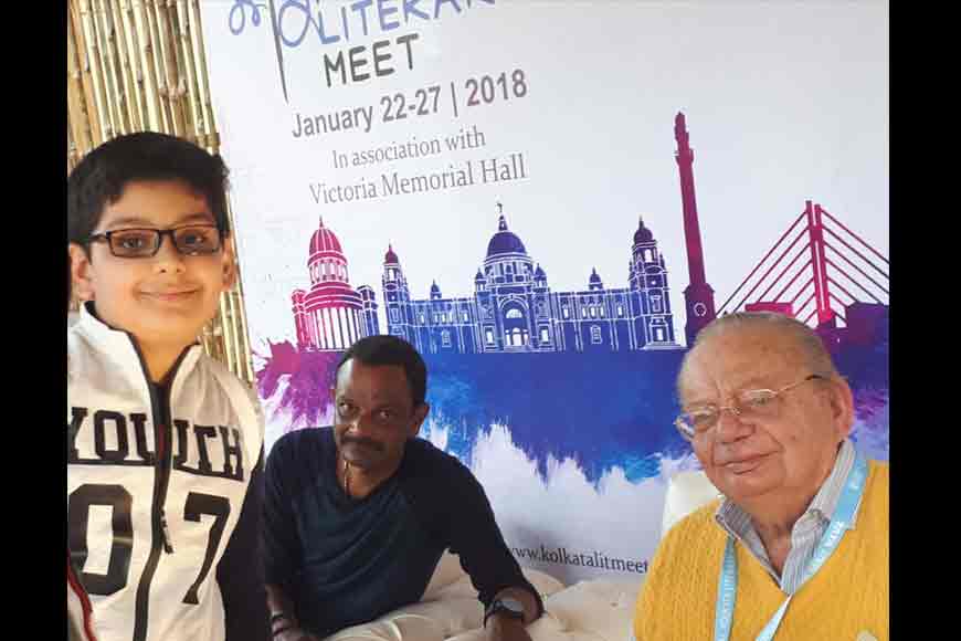 Meeting Ruskin Bond and Devdutt Pattanaik