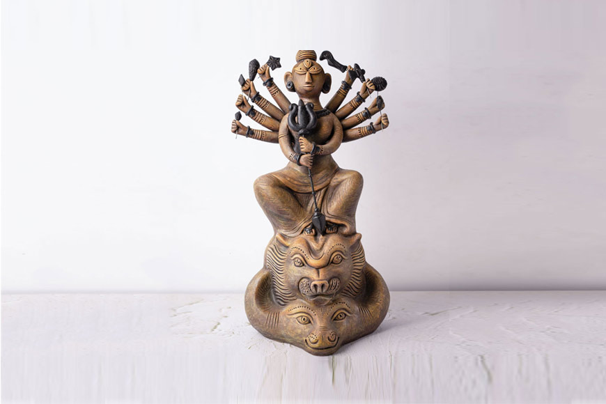 Krishnanagar clay Durga, a work of art and a piece of history