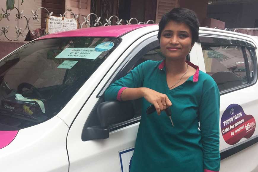 Manasi Mridha, Kolkata’s first pink cab driver was abandoned by her dad for being a daughter