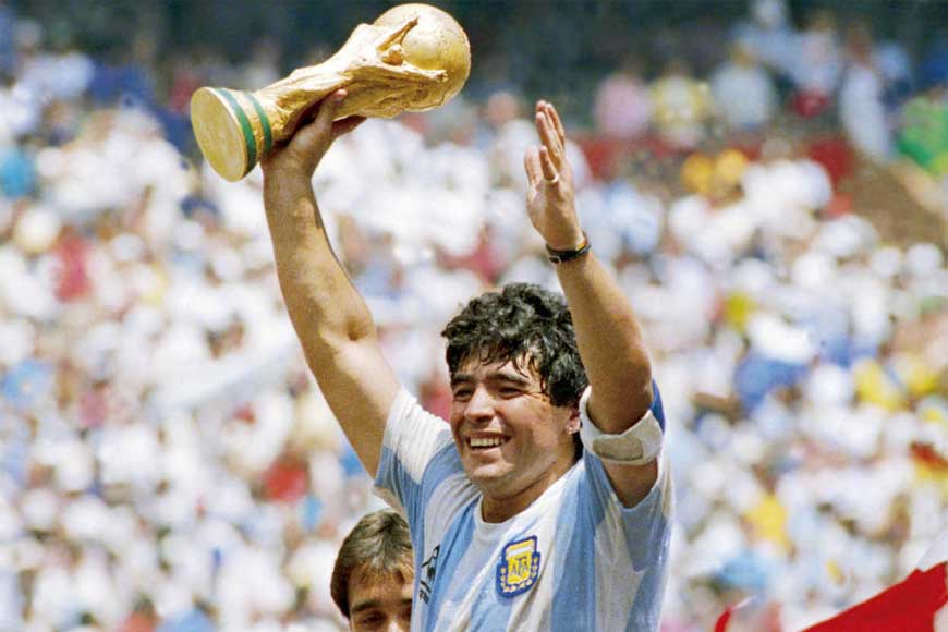 I have never seen anyone like Maradona in my lifetime