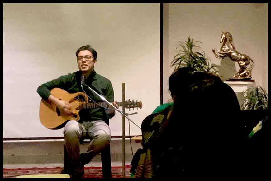 Anupam Roy strikes a musical storm at MAYA adda