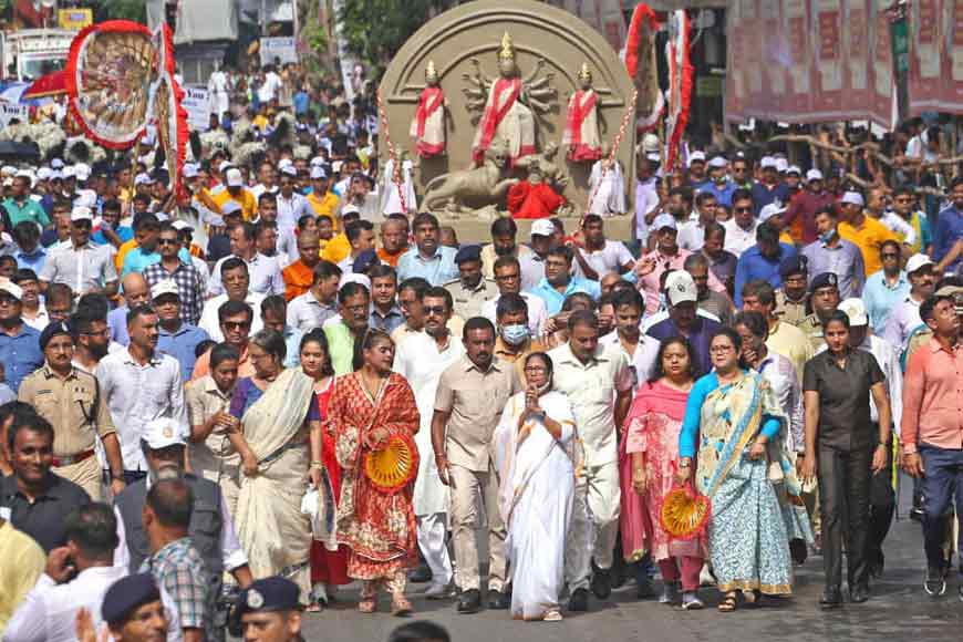 When the Goddess came to the streets of Kolkata