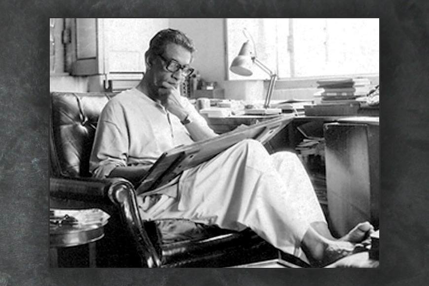 On his birth anniversary, not the director – but calligrapher Satyajit Ray