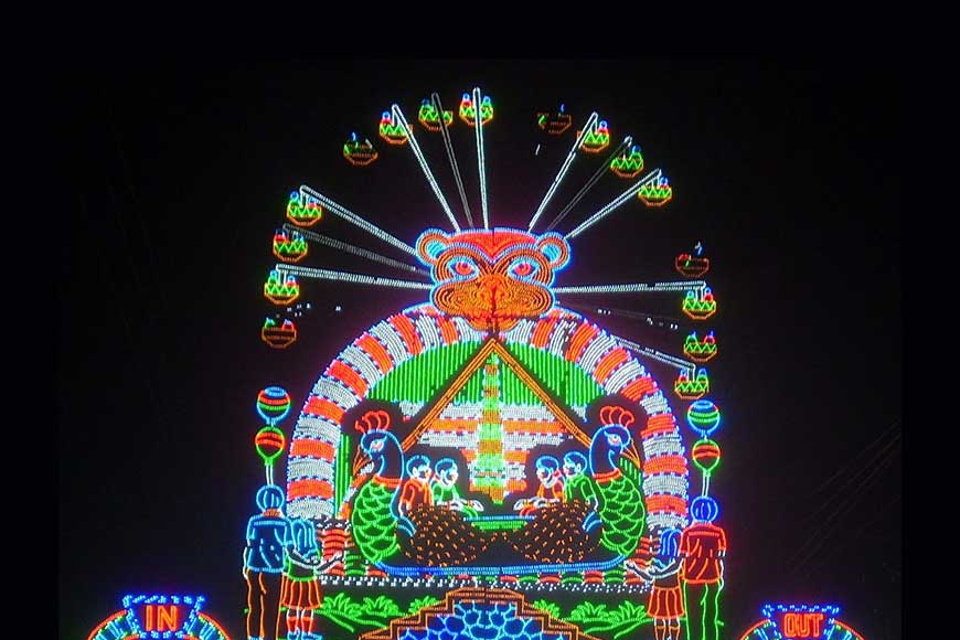 Sridhar Das, light wizard of Chandannagar, who floated ‘Mayurpankhi Lights’ on the Thames! 