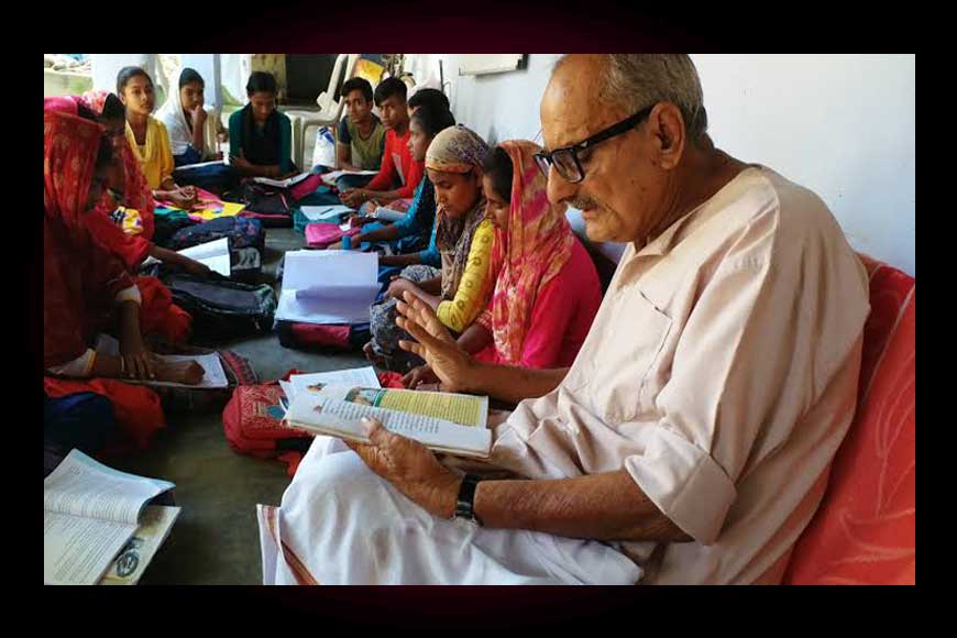 The retired teacher from Ausgram who teaches tribal students for just one rupee!