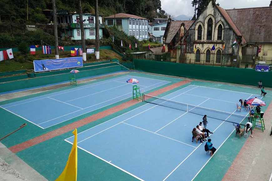 Three international synthetic tennis courts launched in North Bengal