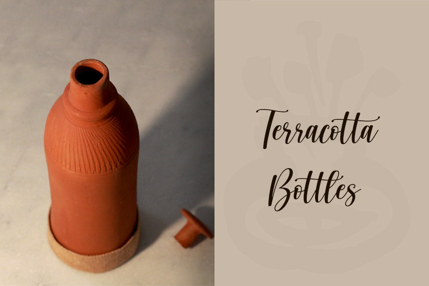 Terracotta water bottles, your healthy lifestyle option