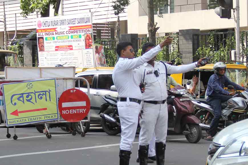 Undaunted foot soldiers of Kolkata Traffic Police