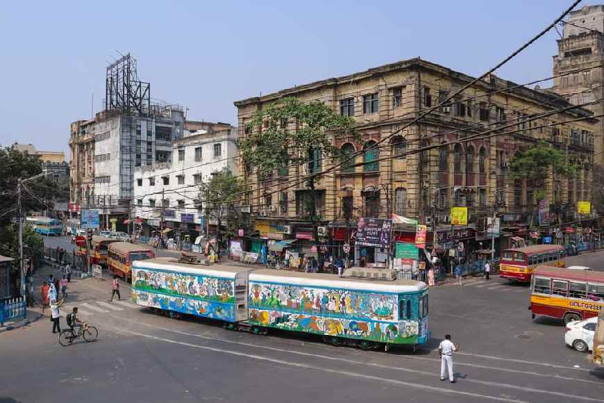 Tram Parade of Kolkata showcased century-old trams of the city