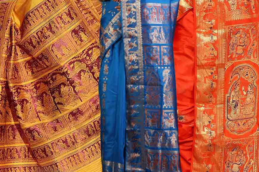 Woven tales of a Baluchari Saree