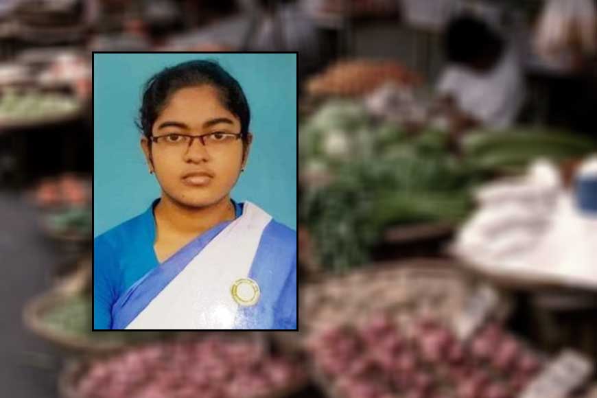  Vegetable vendor’s daughter stands 3rd in Higher Secondary