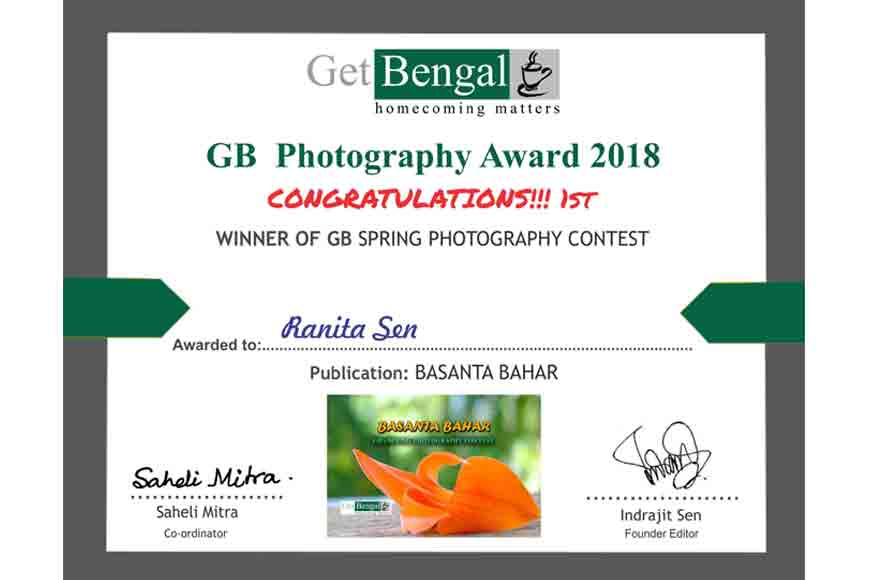 Congrats! Winners of GB Spring Photography Contest