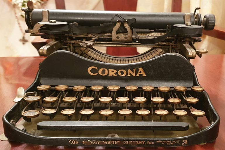 Century-old Corona Typewriter lies in Quarantine at Darjeeling