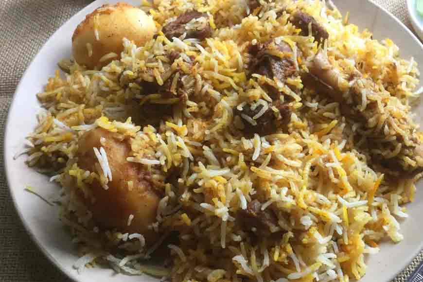 Straight from the Nawab's kitchen-- Biriyani with Aloo