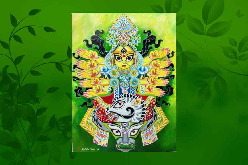 How does Nature play an important role in Durga Puja