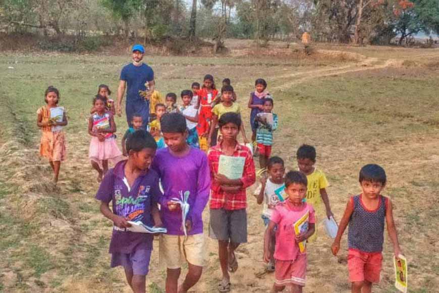 The ‘Tree School’, a brainchild of Farakka resident Anshuman Thakur