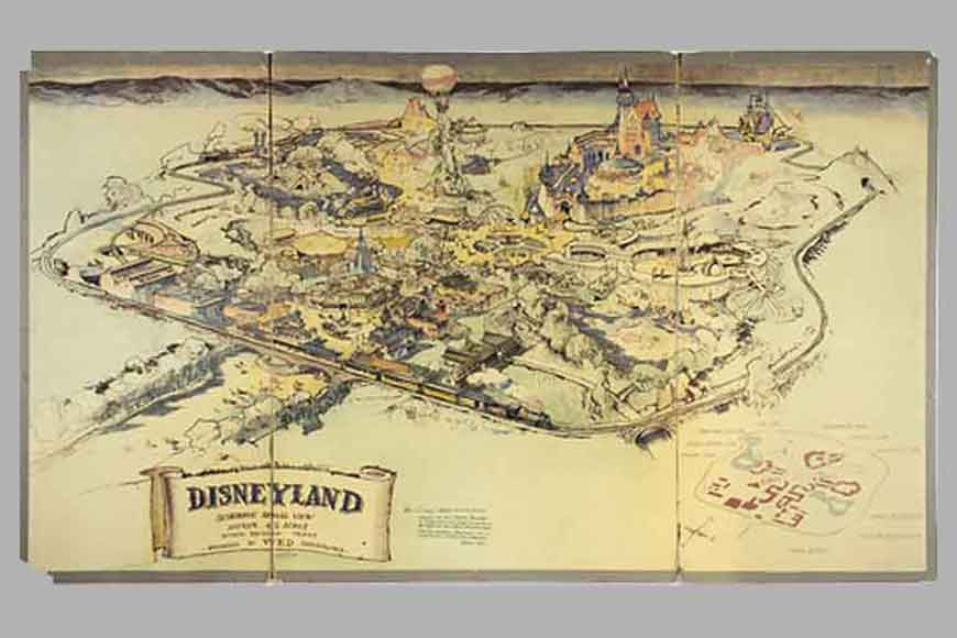 First hand-sketched map of Disneyland sold at $708,000