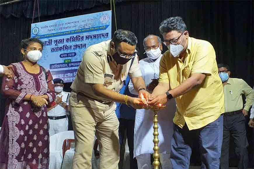 Chandannagar Jagaddhatri Puja committees receive vaccine boost