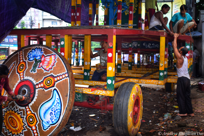 Making of the ISKCON Rath this year