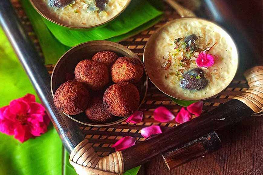 Famous dessert from Shibpur’s heritage Roychowdhury Bari – Kadali Payesh