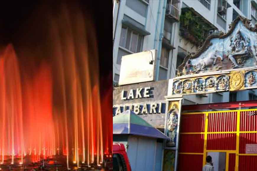 South Kolkata comes up with new musical fountains lake kalibari