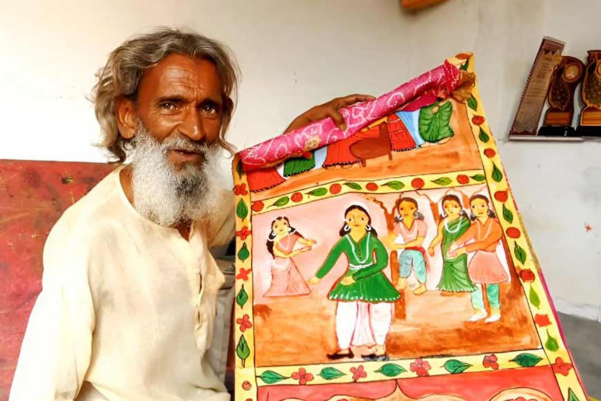 When Scrolls Speak, Laltu Patua Sings - GetBengal Story