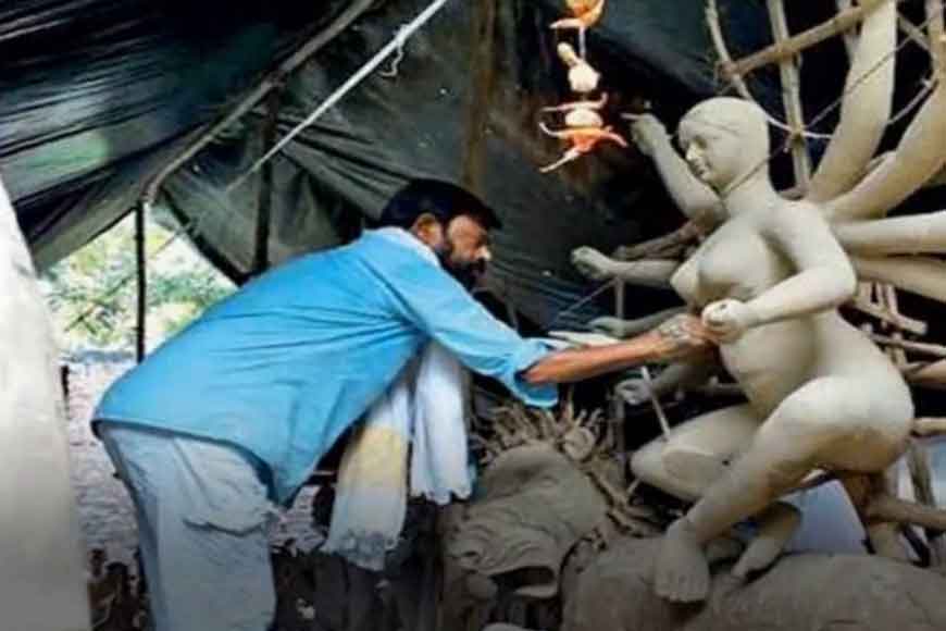 Muslim MLA crafts Maa Durga – sends message of religious unity