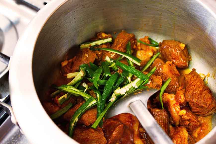 Niramish meat curry! Kali pujo bhog