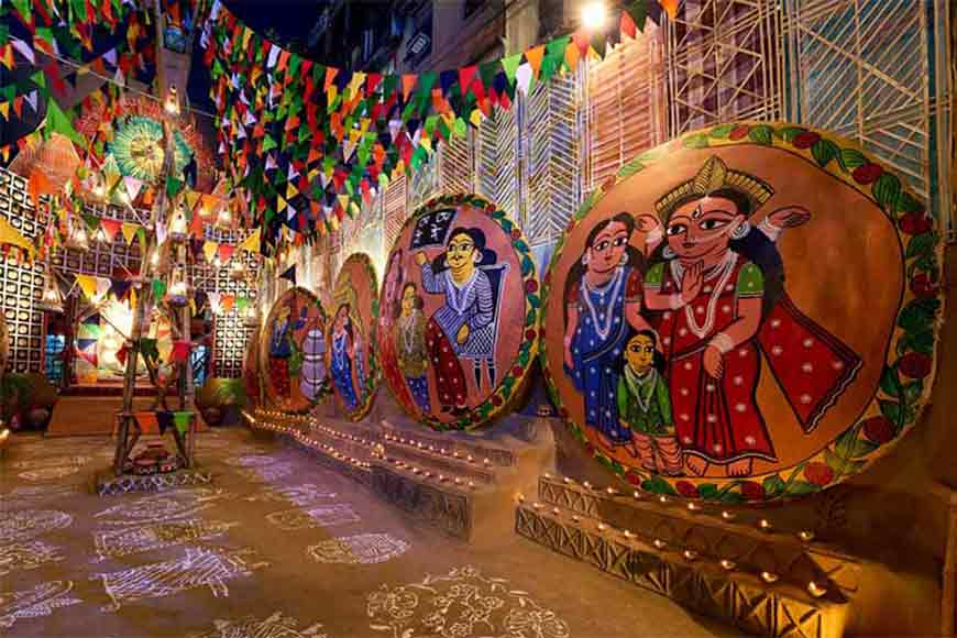Pata Durga, where art surpasses religious bounderies - GetBengal story