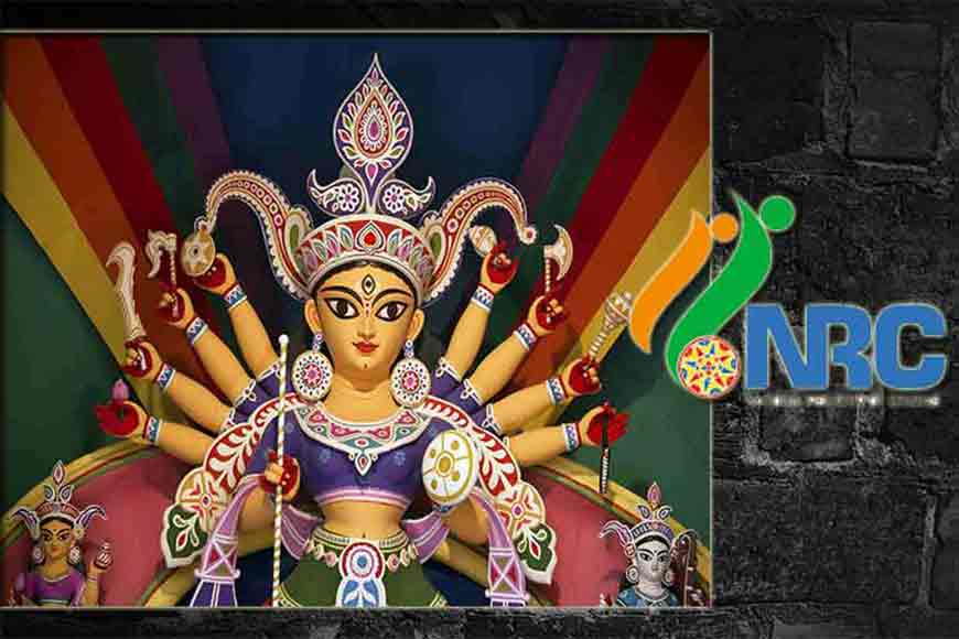 If the NRC axe is hanging on you, visit the Rajdanga Durga Puja this year