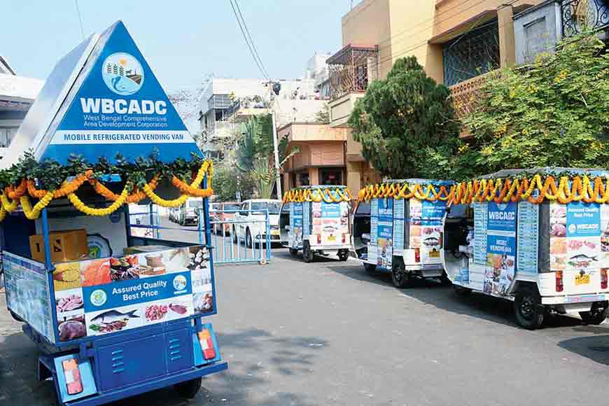 Solar-powered refrigerated vans deliver daily supplies to Kolkata’s elderly population