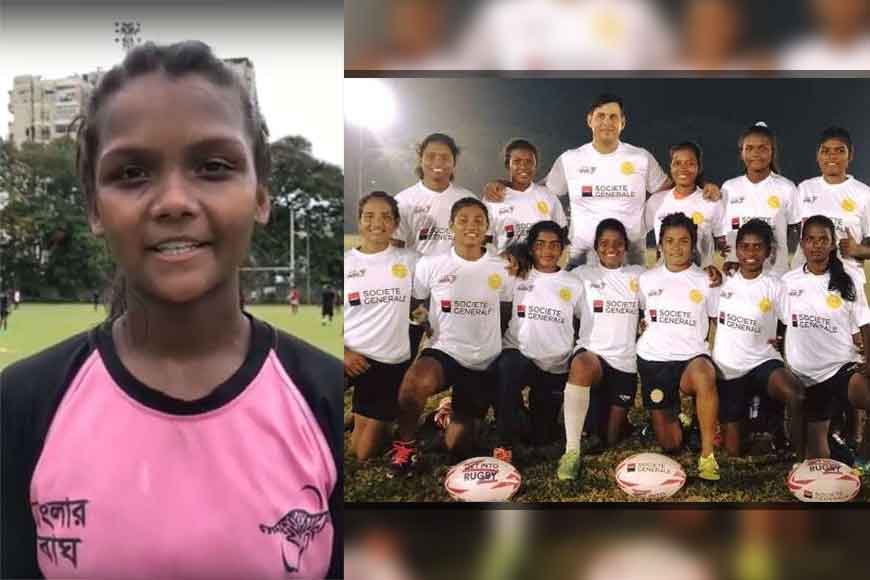 Rushmita Oraon of Jalpaiguri brings home the National Rugby cup