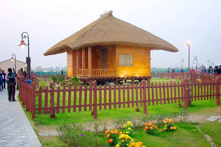 Model of rural Bengal in Kolkata’s Eco Park