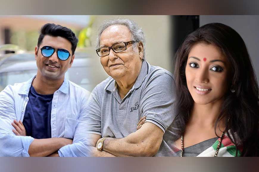 Saanjhbaati brings Soumitro Chatterjee and Dev on the same screen