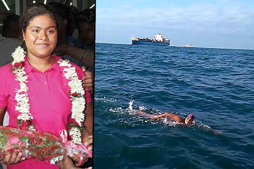 Swimmer Sayani Das from Kalna conquers Catalina Channel