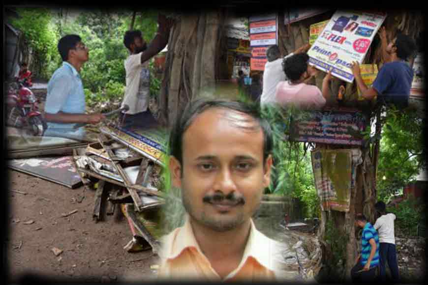 Meet Biswajit Ghosh, the ‘Nail Man’ who removes nails from all trees