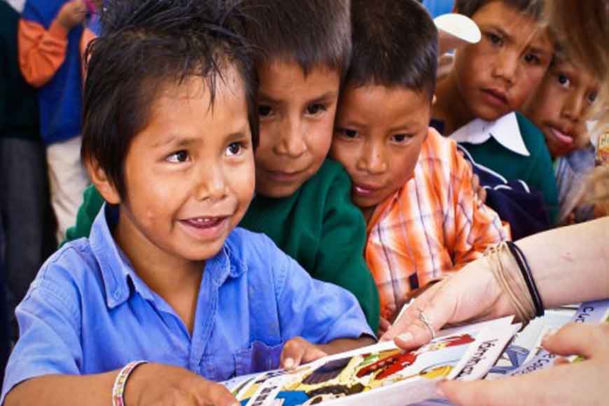 Travelling book fair for underprivileged kids of Kolkata